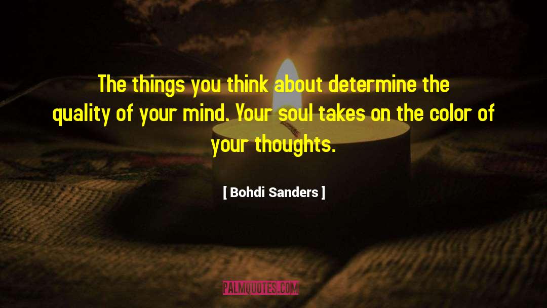 Bohdi Sanders quotes by Bohdi Sanders