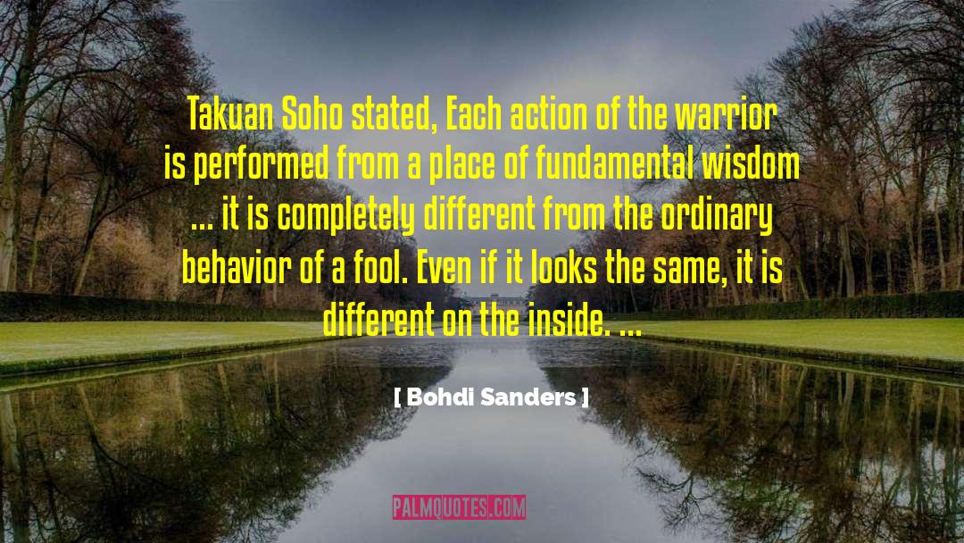 Bohdi Sanders quotes by Bohdi Sanders