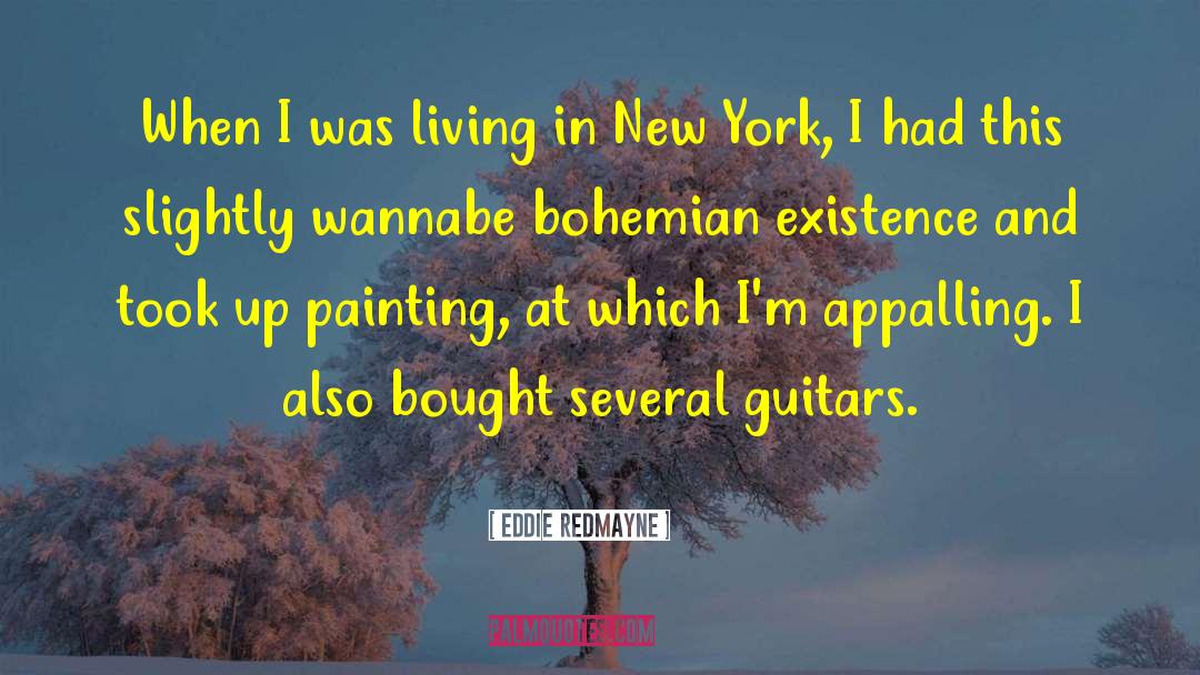 Bohemian quotes by Eddie Redmayne
