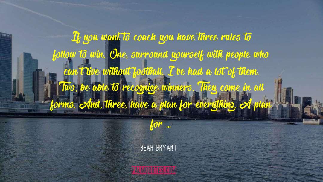 Bohemians Football quotes by Bear Bryant