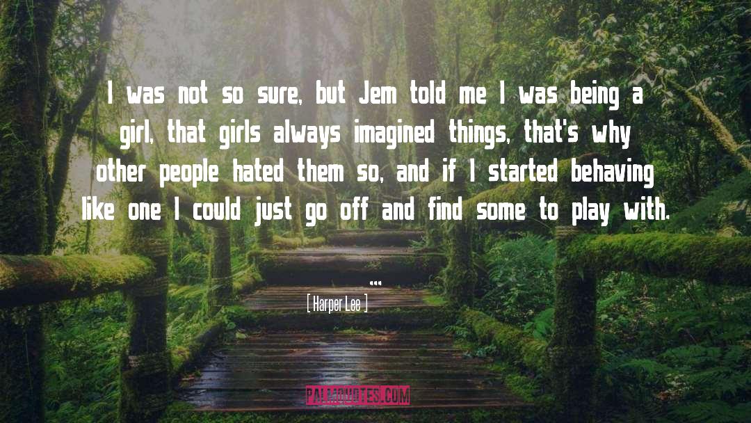 Boho Girl quotes by Harper Lee