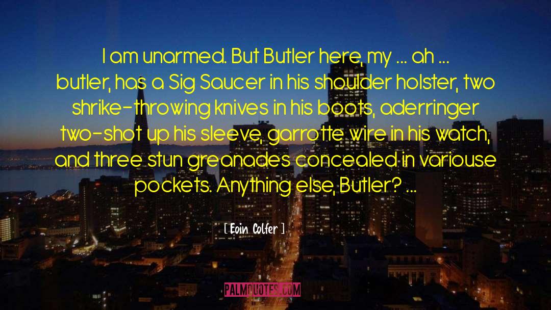 Bohrman Knives quotes by Eoin Colfer