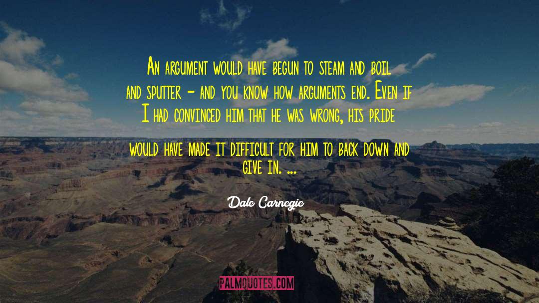 Boil quotes by Dale Carnegie