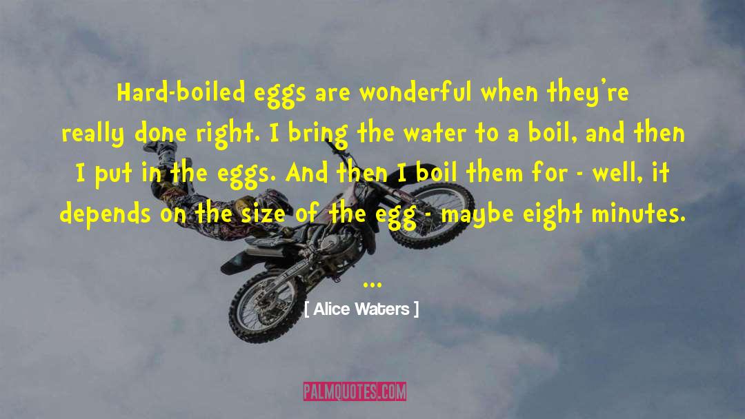 Boiled Eggs quotes by Alice Waters