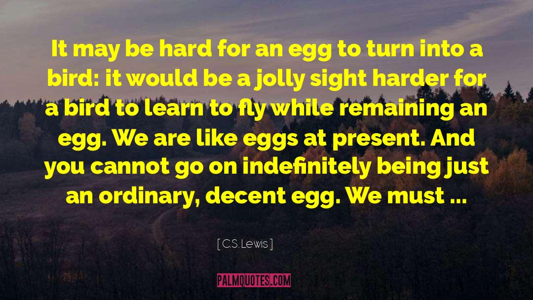 Boiled Eggs quotes by C.S. Lewis