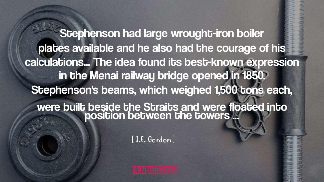 Boiler quotes by J.E. Gordon