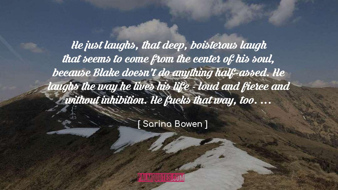 Boisterous quotes by Sarina Bowen