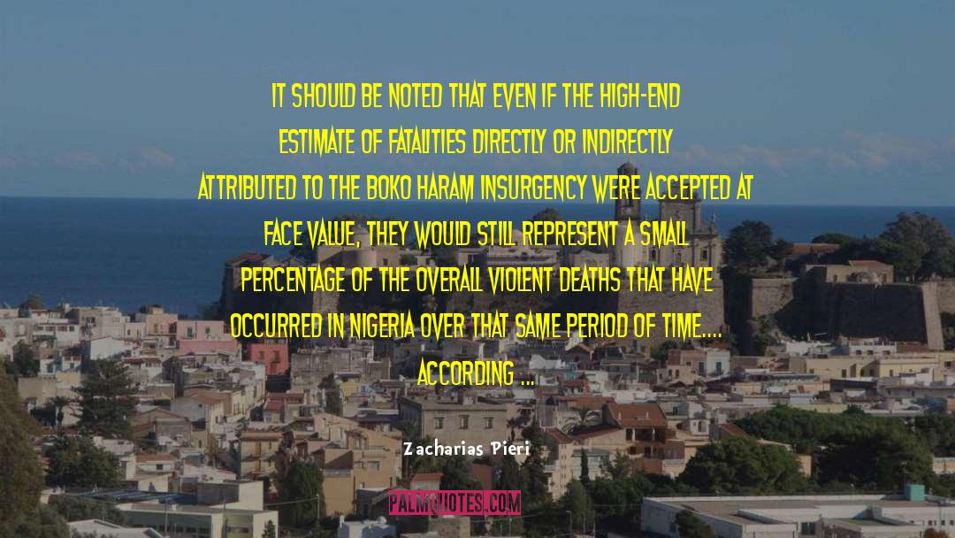 Boko Haram quotes by Zacharias Pieri