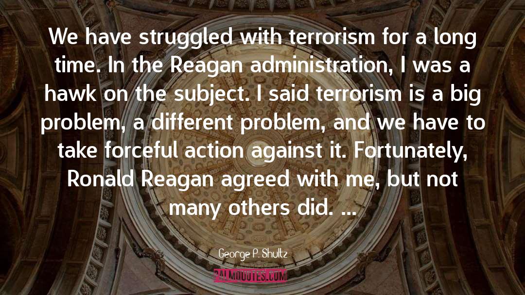 Boko Haram Terrorism quotes by George P. Shultz
