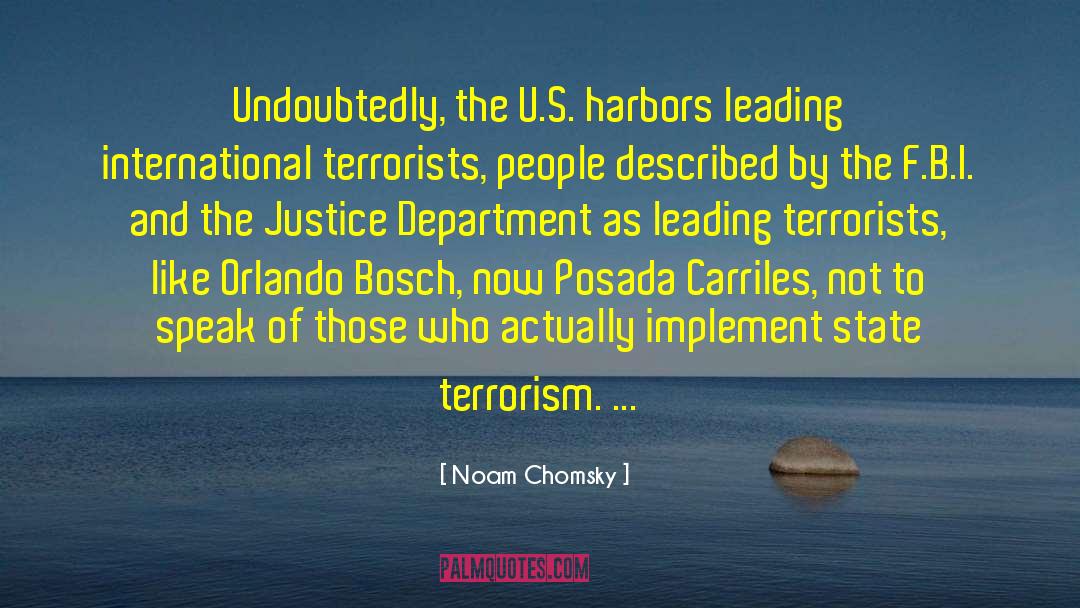 Boko Haram Terrorism quotes by Noam Chomsky