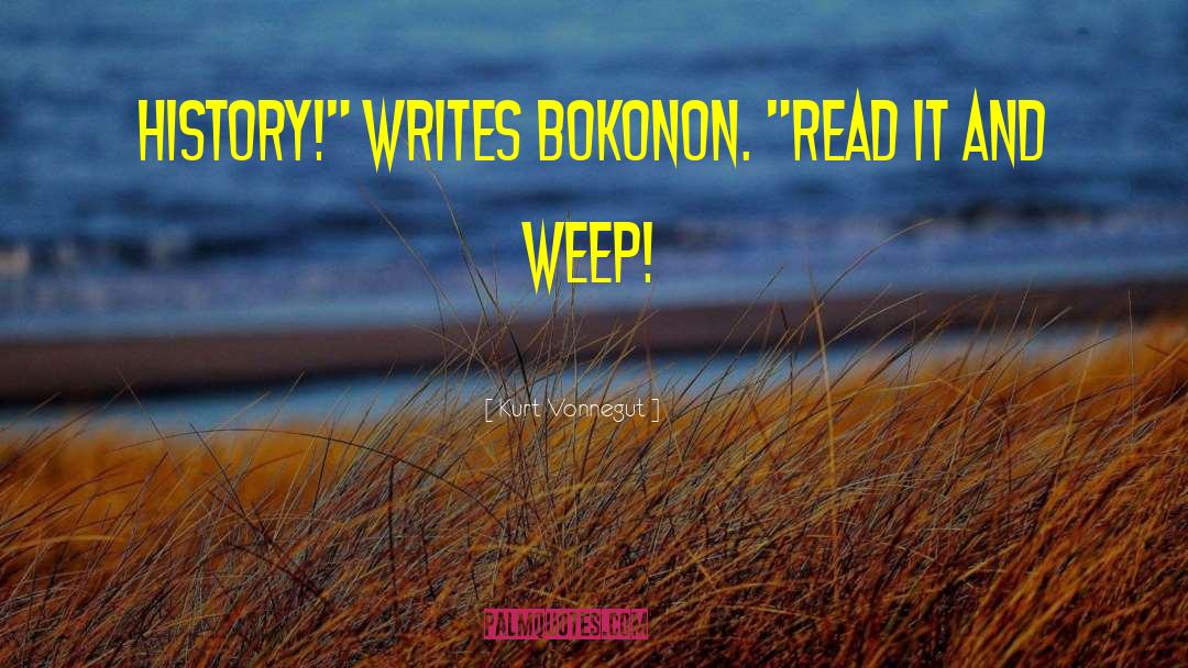 Bokonon quotes by Kurt Vonnegut