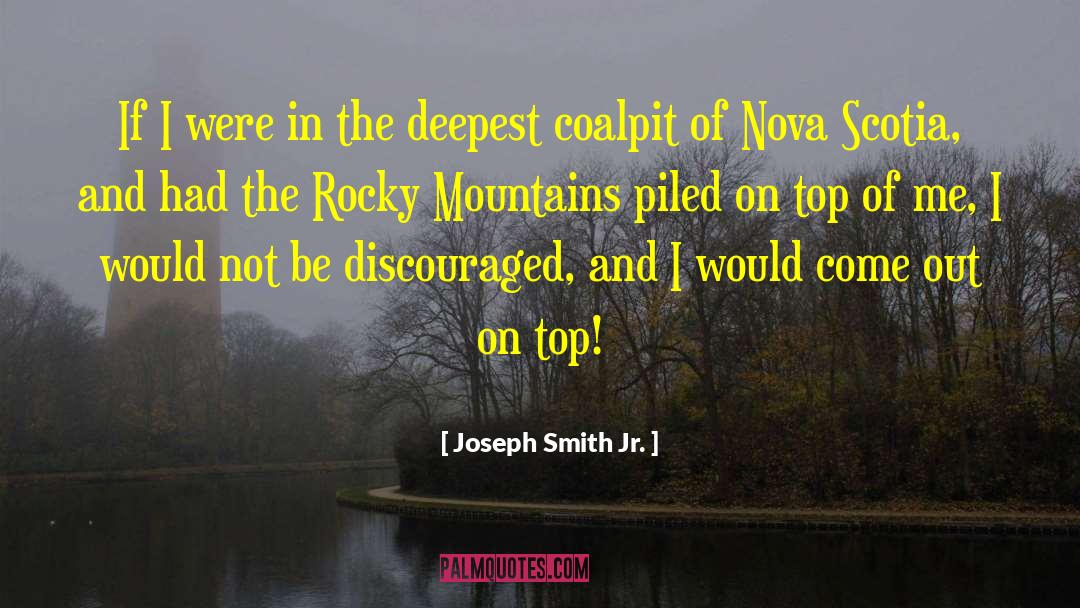 Bold Inspirational quotes by Joseph Smith Jr.