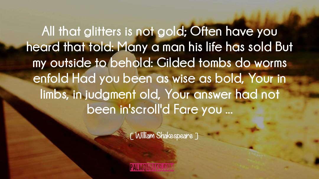 Bold quotes by William Shakespeare