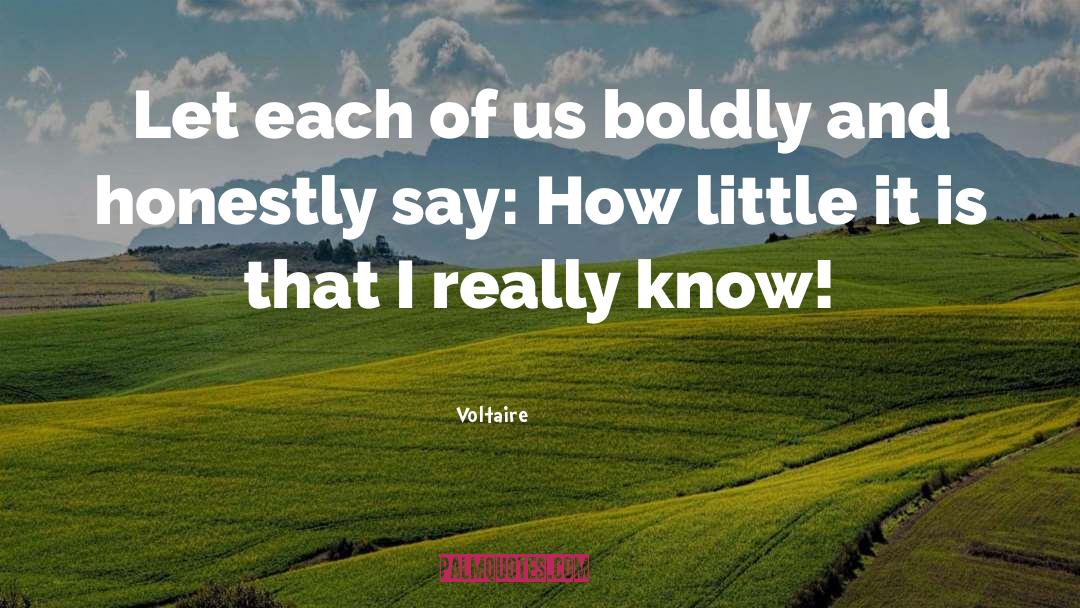 Boldly quotes by Voltaire