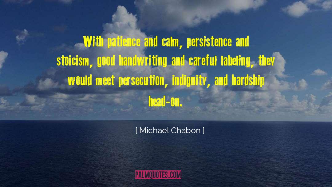 Boldness And Persistence quotes by Michael Chabon