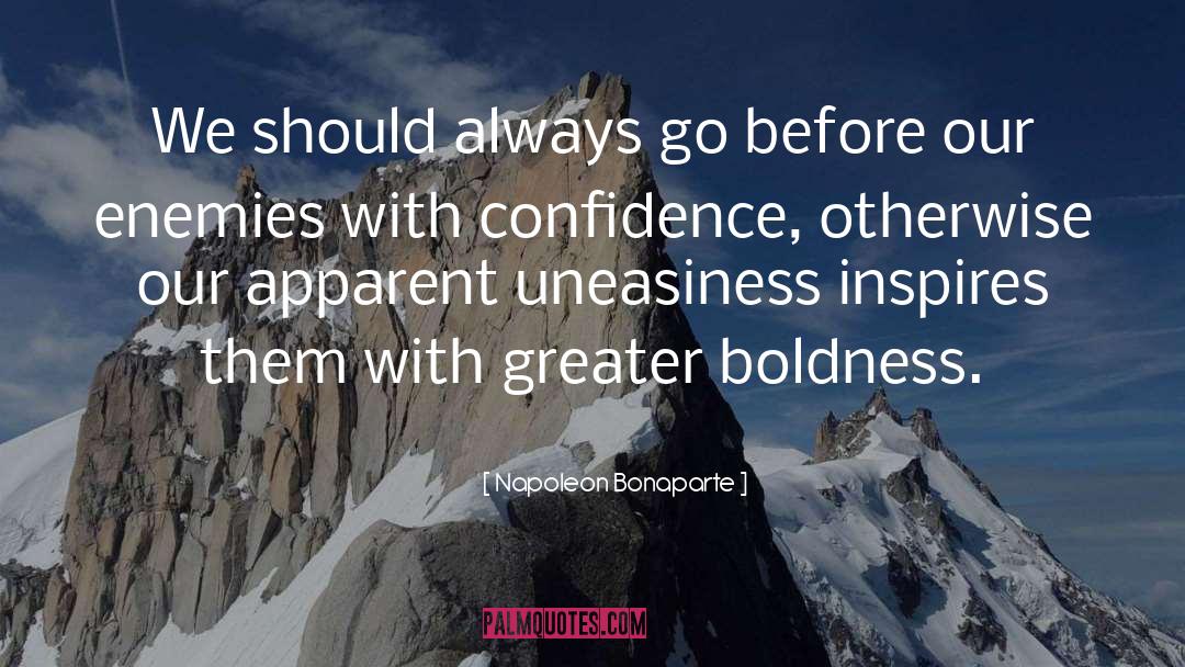 Boldness quotes by Napoleon Bonaparte