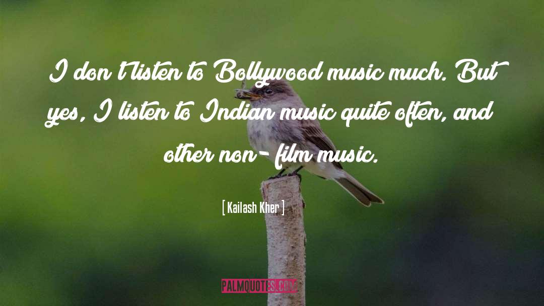 Bollywood Hindi Songs quotes by Kailash Kher