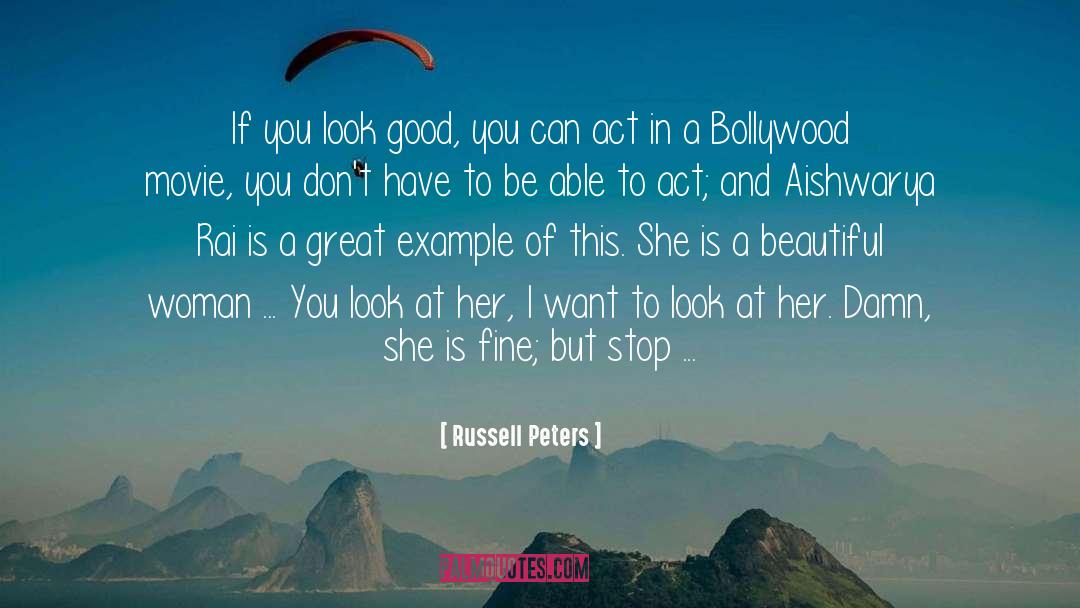 Bollywood quotes by Russell Peters