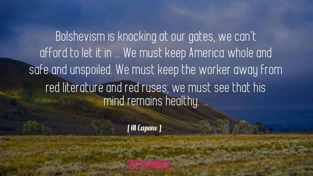 Bolshevism quotes by Al Capone