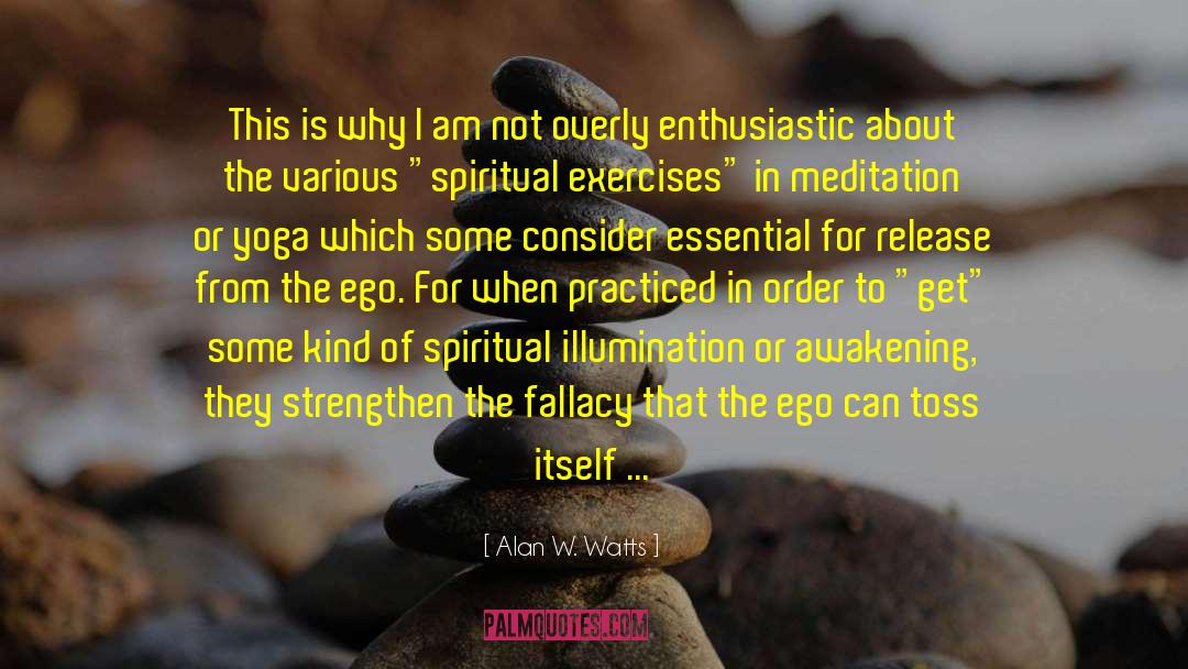 Bolster Your Ego quotes by Alan W. Watts