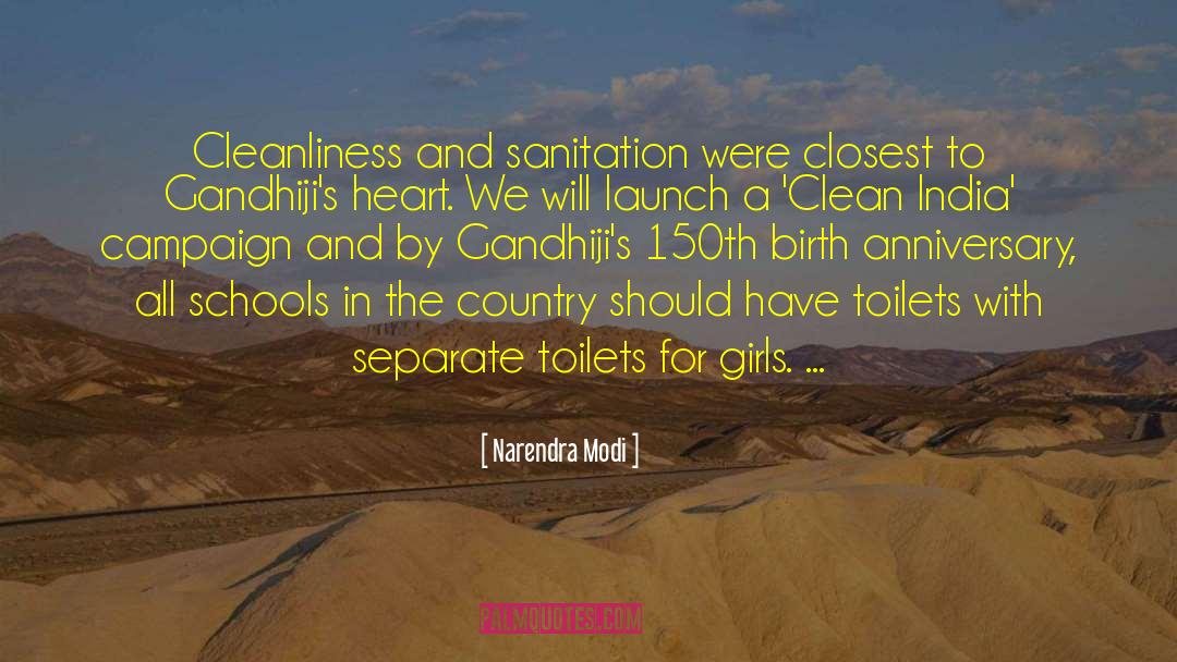 Boltes Sanitation quotes by Narendra Modi