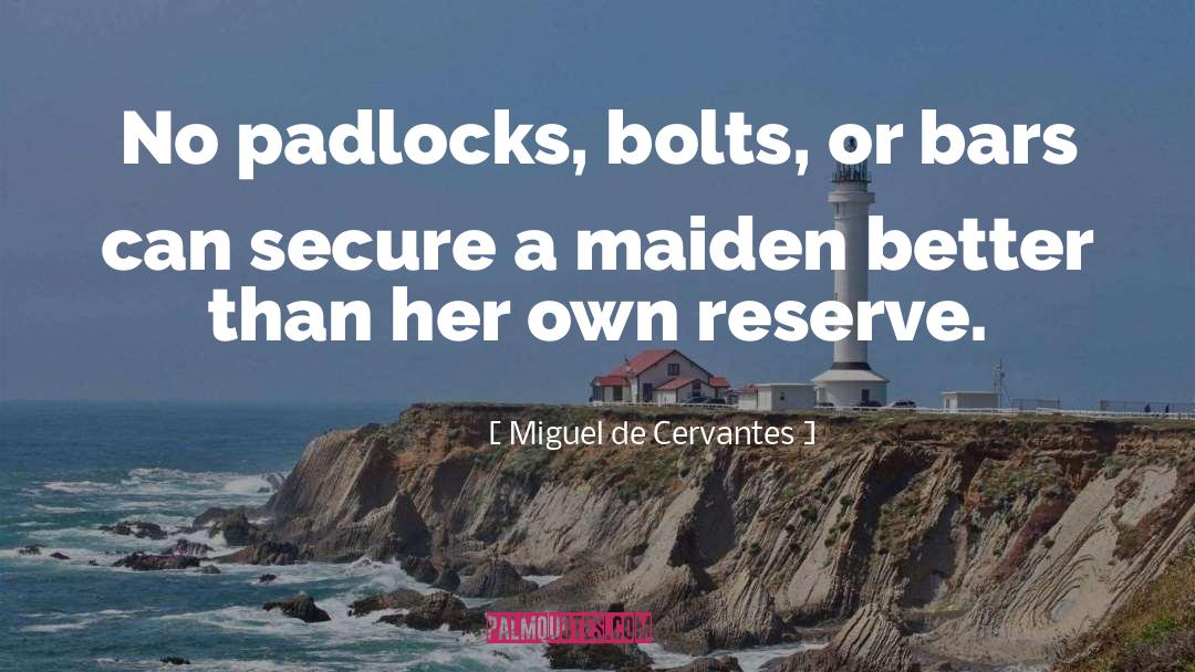 Bolts quotes by Miguel De Cervantes