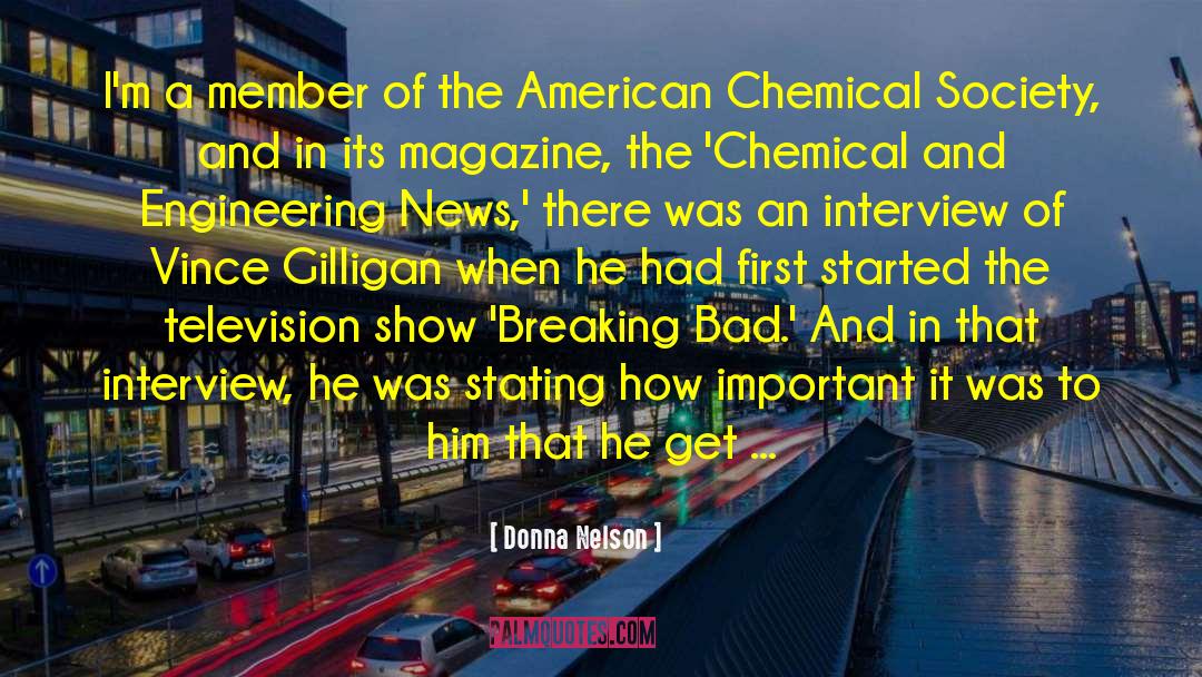 Bomb Magazine Interview quotes by Donna Nelson