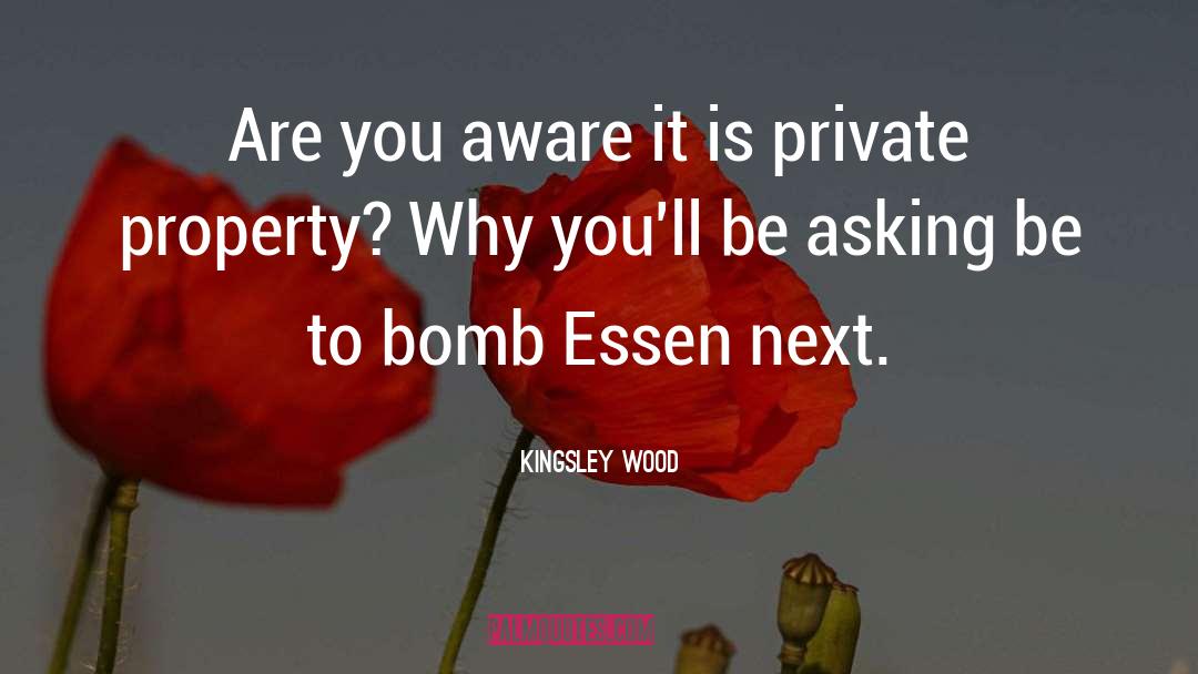 Bomb quotes by Kingsley Wood