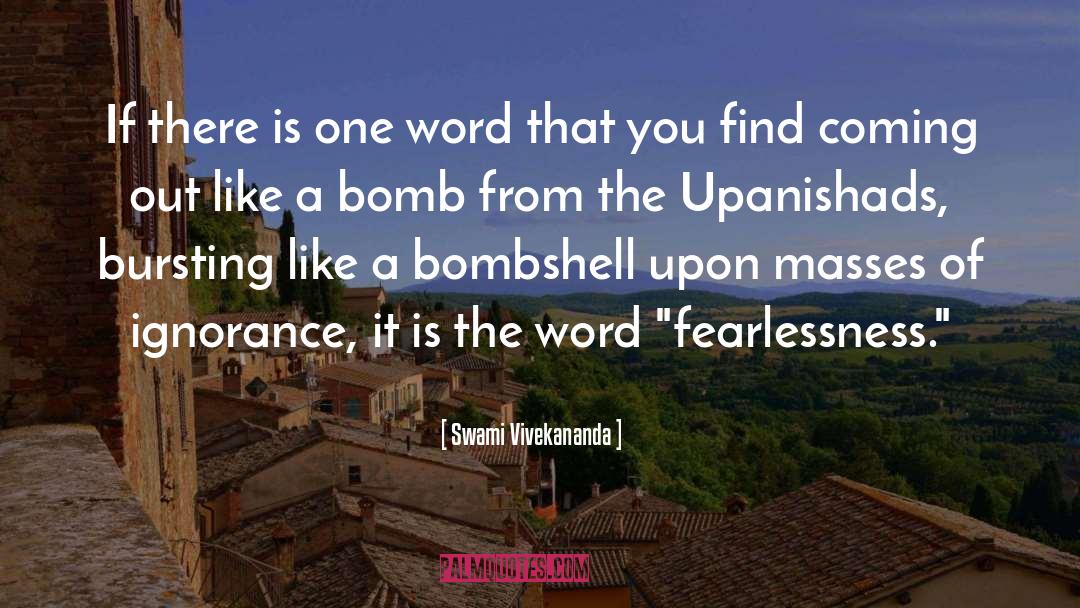 Bomb quotes by Swami Vivekananda