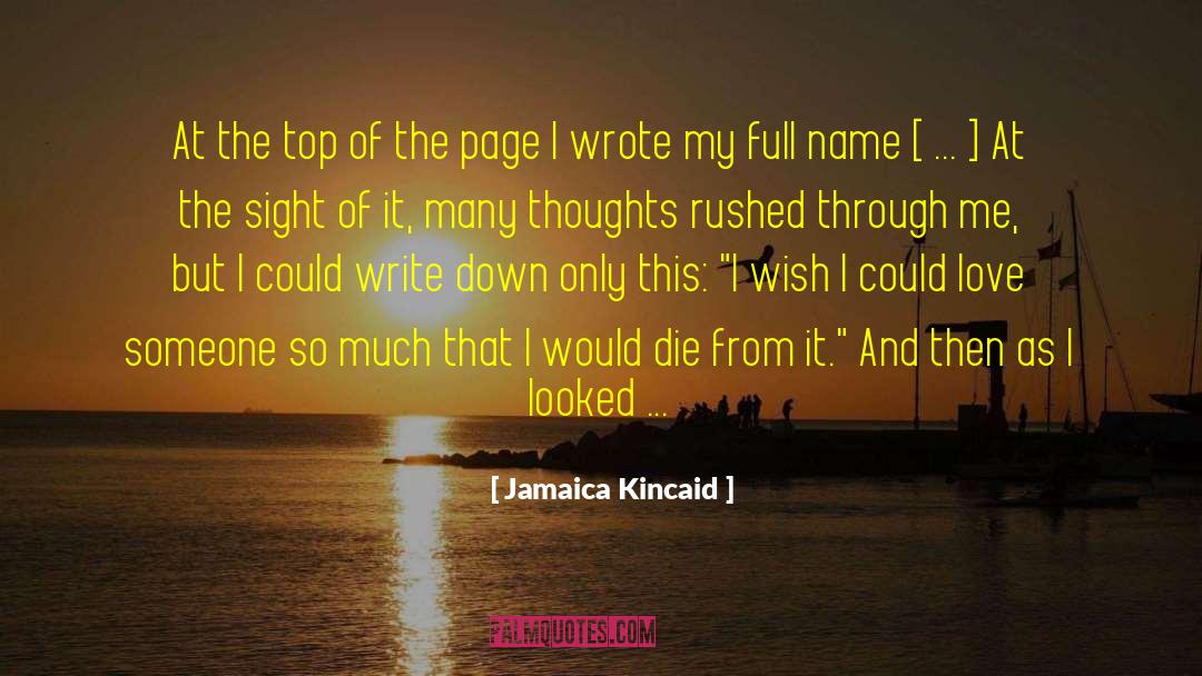 Bomb Sight quotes by Jamaica Kincaid