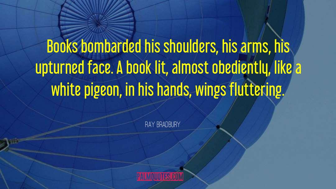Bombarded quotes by Ray Bradbury