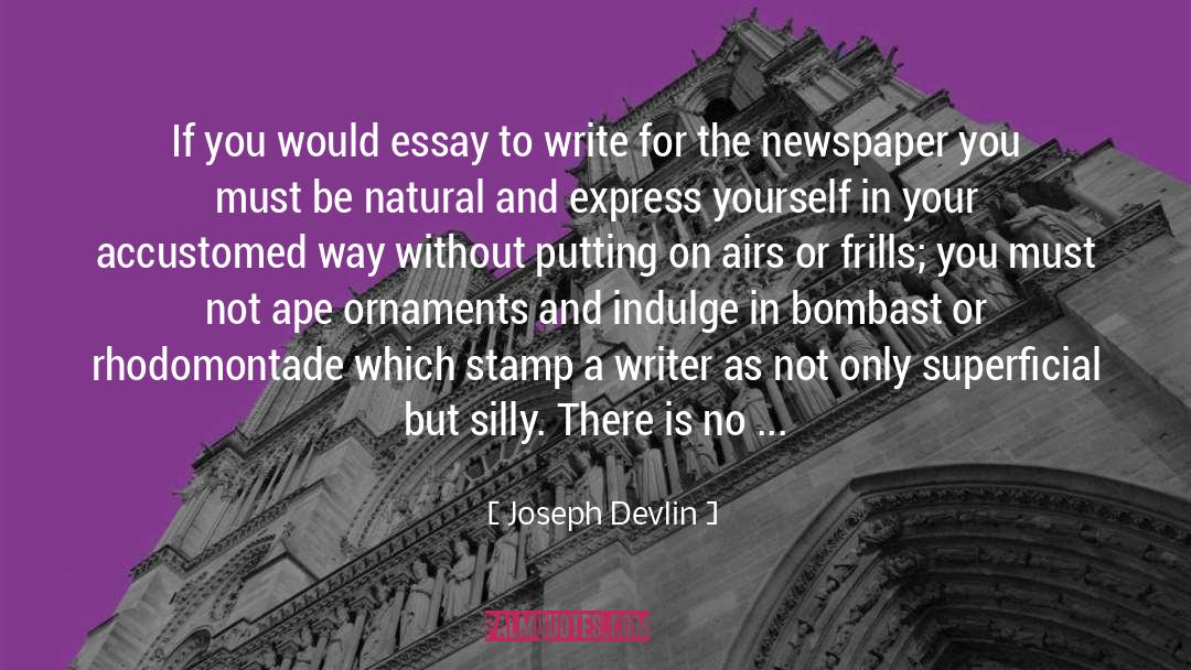 Bombast quotes by Joseph Devlin