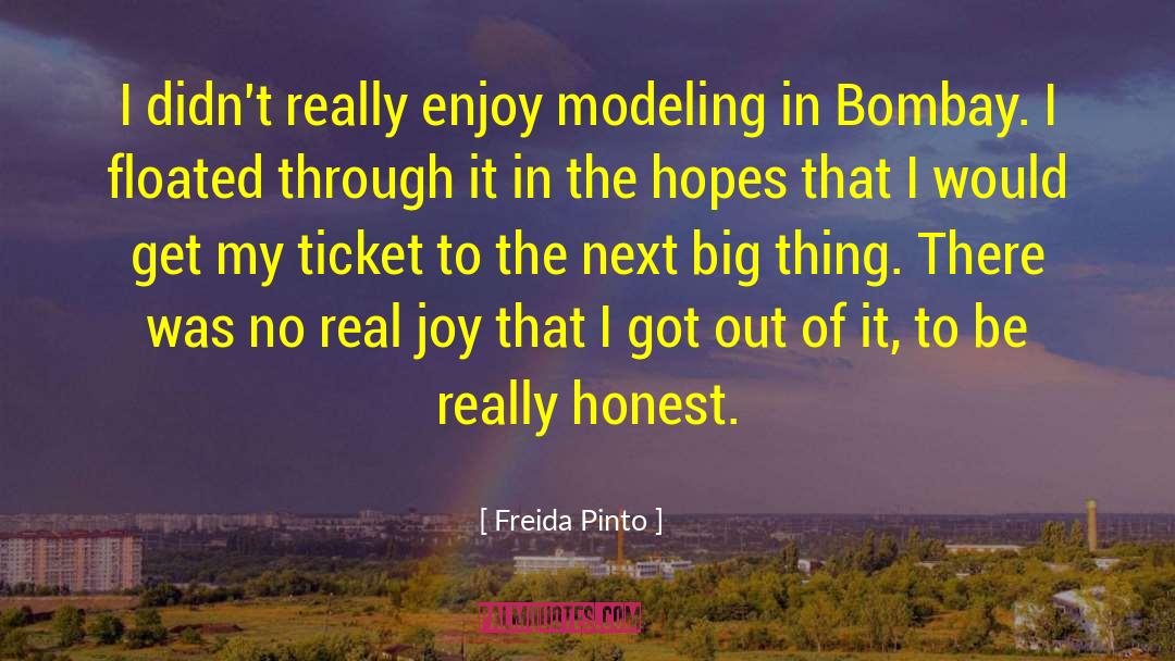 Bombay quotes by Freida Pinto
