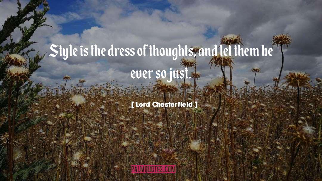 Bombazine Dress quotes by Lord Chesterfield