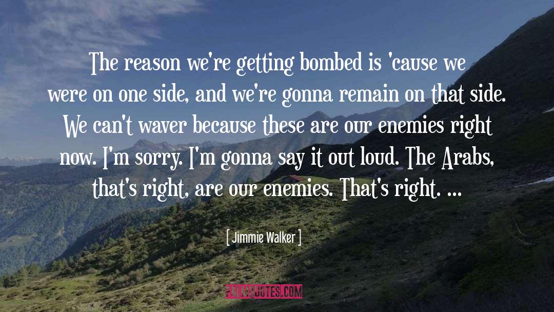 Bombed quotes by Jimmie Walker