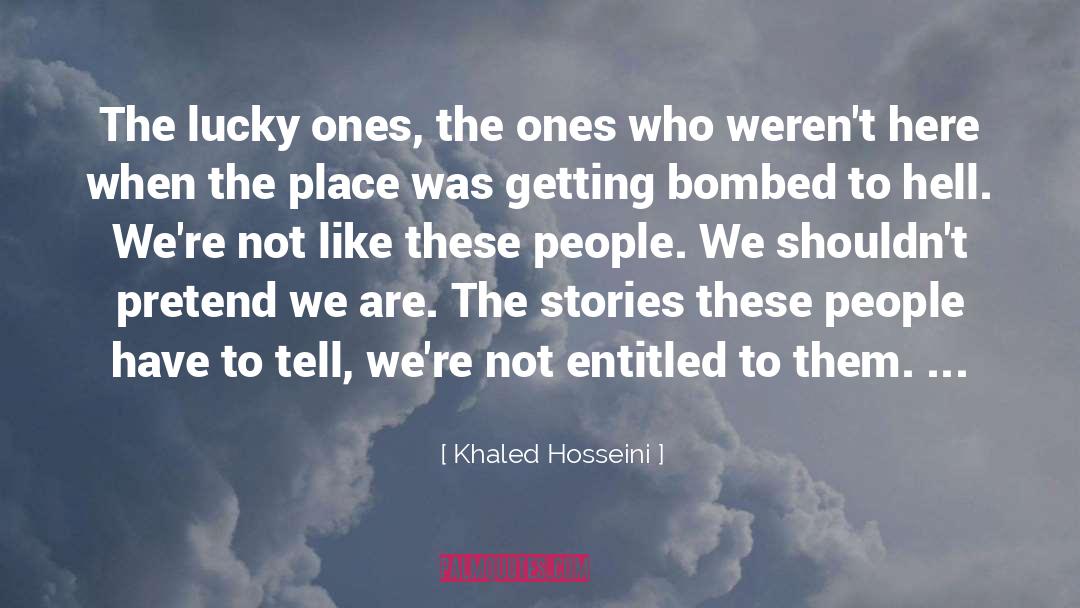 Bombed quotes by Khaled Hosseini