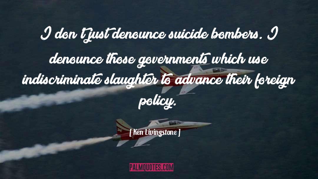 Bombers quotes by Ken Livingstone