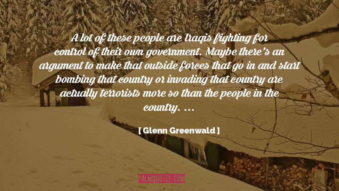 Bombing quotes by Glenn Greenwald