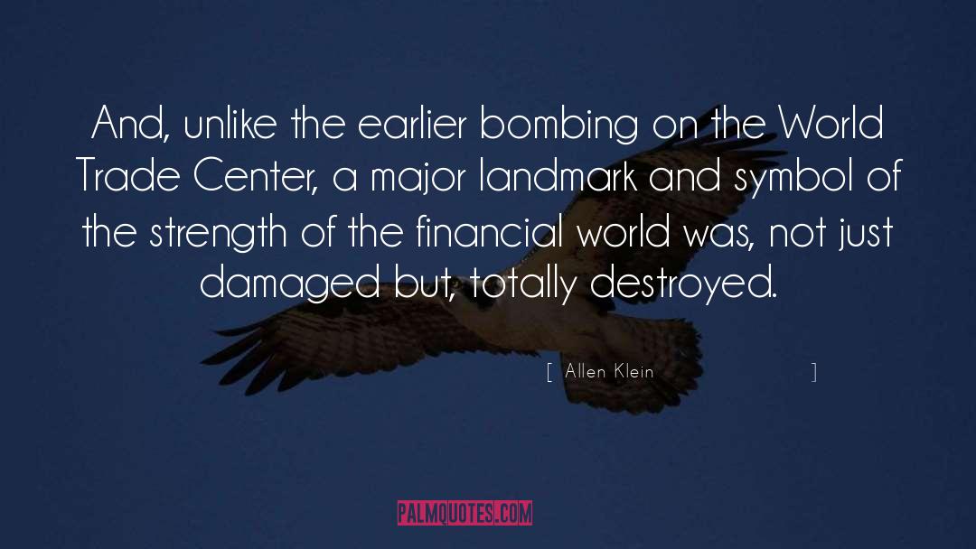 Bombing quotes by Allen Klein