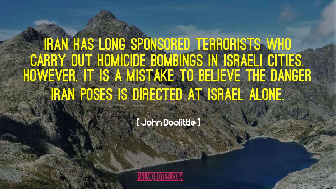 Bombings quotes by John Doolittle