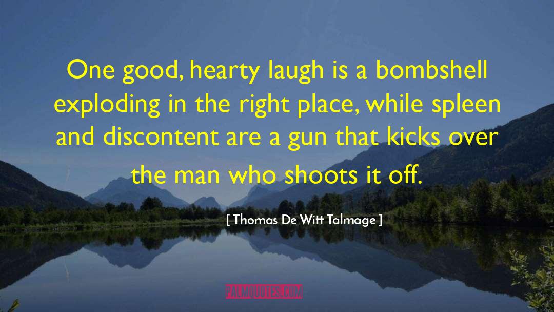 Bombshell quotes by Thomas De Witt Talmage