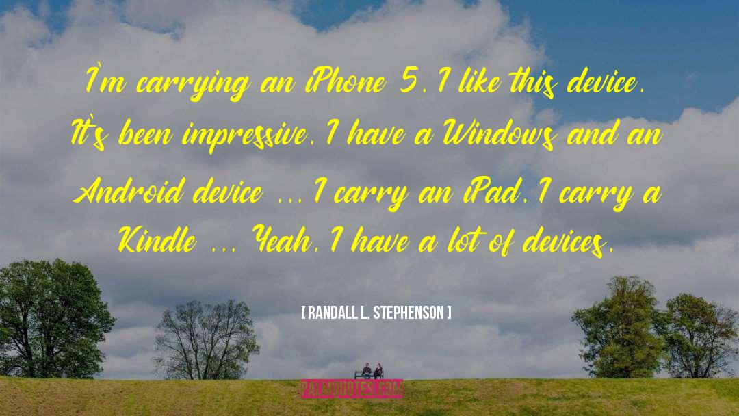 Bonaventura Iphone quotes by Randall L. Stephenson