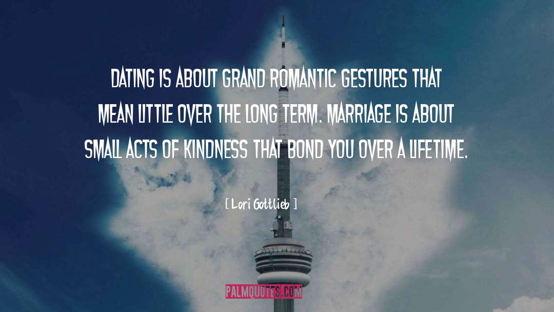Bond quotes by Lori Gottlieb