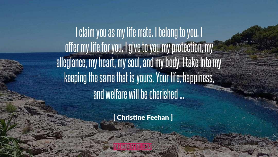 Bonding Ritual quotes by Christine Feehan