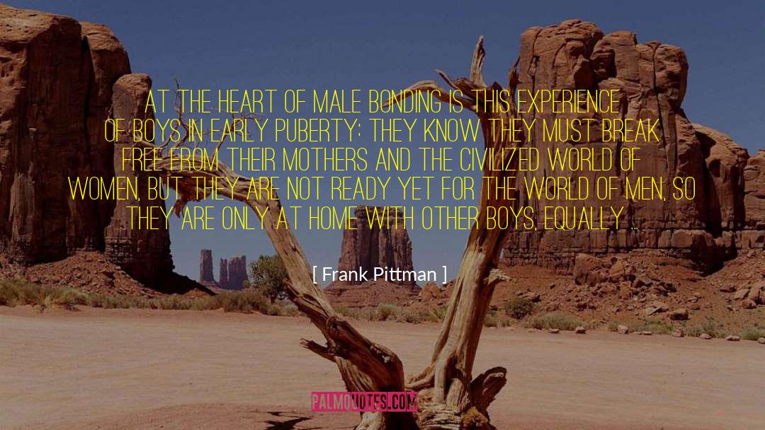 Bonding With Unborn Baby quotes by Frank Pittman