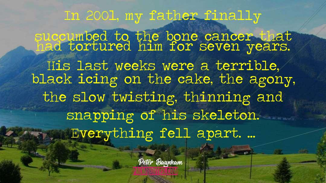 Bone Cancer quotes by Peter Baynham