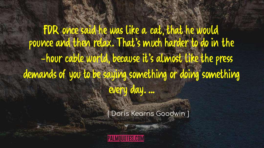 Bones And Cat quotes by Doris Kearns Goodwin