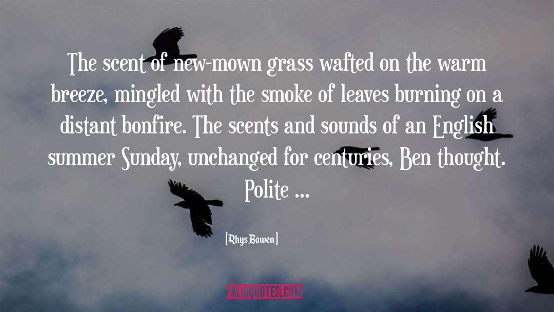 Bonfire quotes by Rhys Bowen