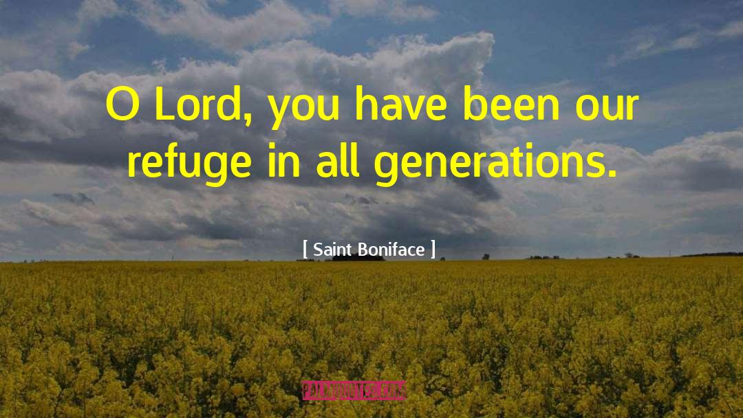 Boniface Sagini quotes by Saint Boniface