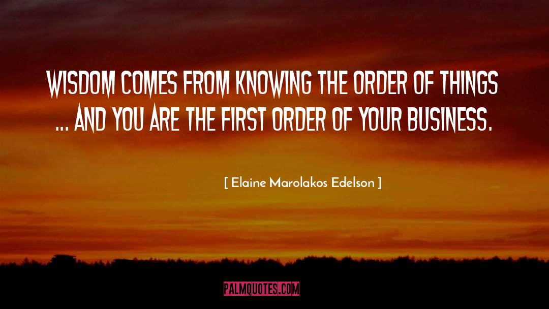 Bonkerosity Of The First Order quotes by Elaine Marolakos Edelson
